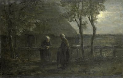 Nachbarschaftstratsch von Jozef (1824-1911) Israels