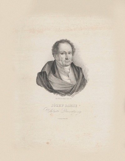 Porträt des Komponisten Józef Damse 1789-1852, 1840 von Jozef Hilary Glowacki