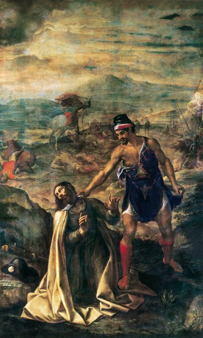 Die Enthauptung des Heiligen Jakobus des Älteren von Juan (1526 1579) Fernandez Navarette