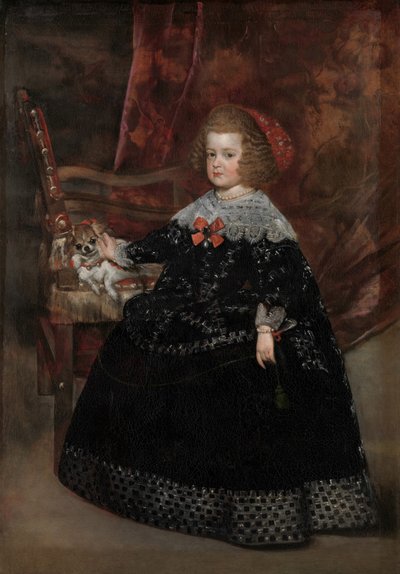 Maria Teresa, Infantin von Spanien, ca. 1645 von Juan Bautista Martinez Del Mazo
