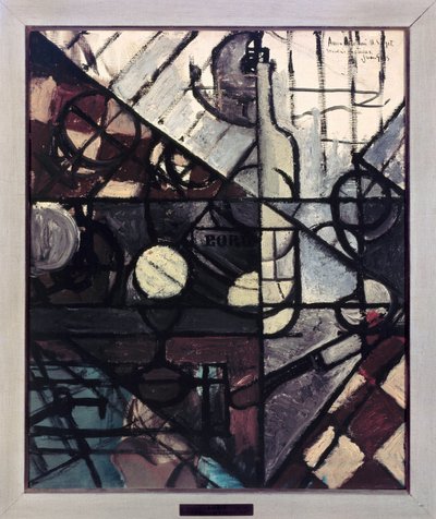 Die Flasche Bordeaux von Juan Gris