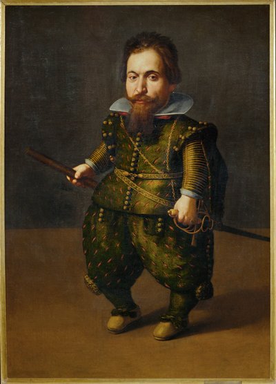 Porträt eines Zwerges, möglicherweise Bartolo oder Bartolillo von Juan van der Hamen y Leon