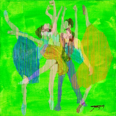 Abstrakte Ballettbewegung von Jukyong Park