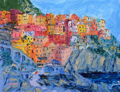 Cinque Terre Bunte Stadt von Jukyong Park