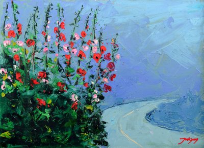 Windende Straßenblumen von Jukyong Park