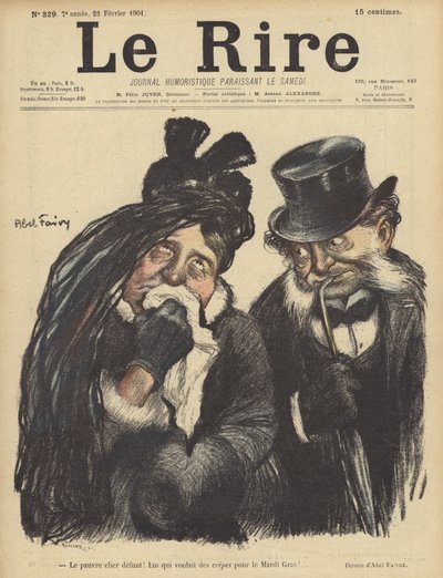Illustration für Le Rire von Jules Abel Faivre