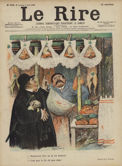 Illustration für Le Rire von Jules Abel Faivre