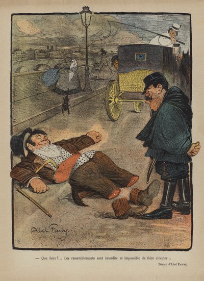 Illustration für Le Rire von Jules Abel Faivre