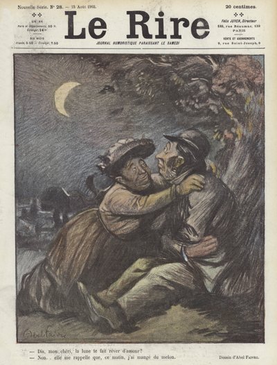 Illustration für Le Rire von Jules Abel Faivre