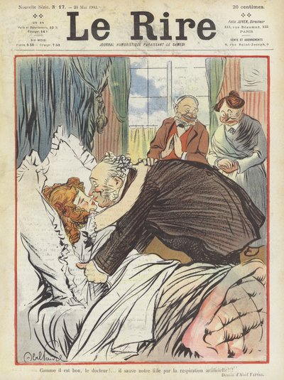 Illustration für Le Rire von Jules Abel Faivre