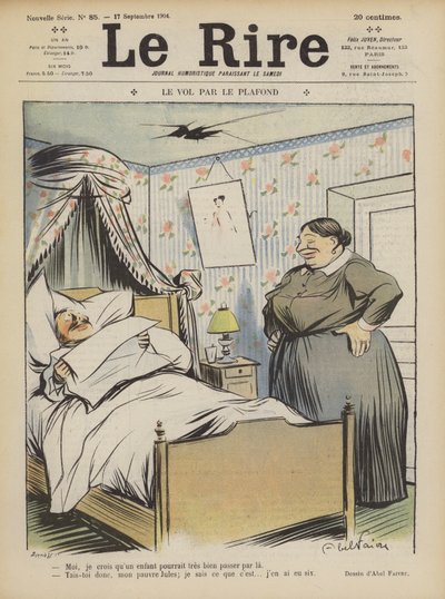 Illustration für Le Rire von Jules Abel Faivre