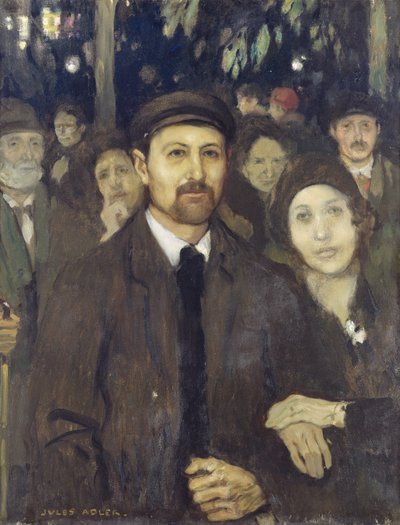 Ein Abend im Café Victor von Jules Adler