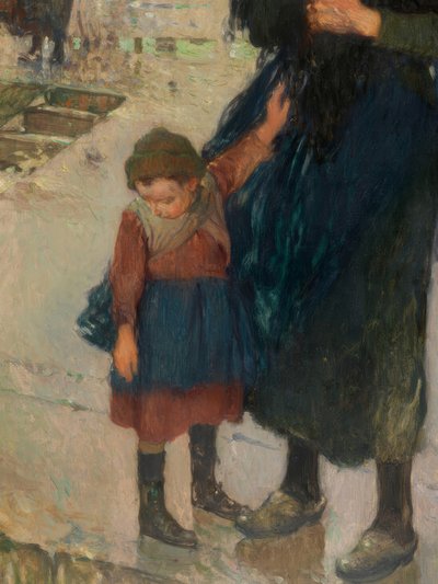 Schweres Wetter vor der Küste, Seeleute aus Etaples von Jules Adler