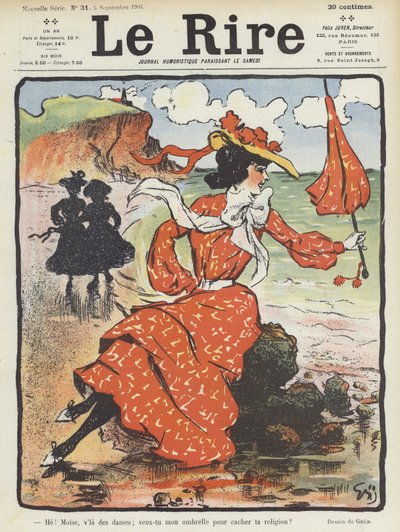 Illustration für Le Rire von Jules Alexandre Gruen or Grun