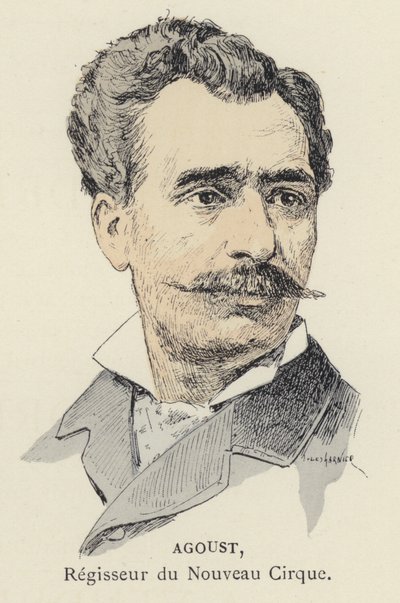 Agoust, Direktor des Nouveau Cirque von Jules Arsene (after) Garnier