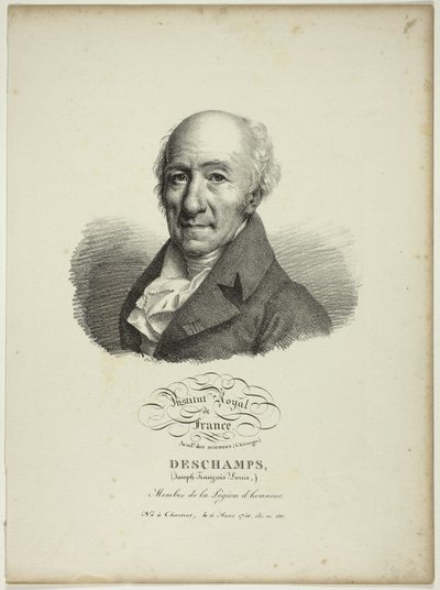 Porträt von Joseph-François-Louis Deschamps von Jules Boilly