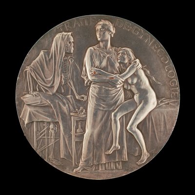 Allegorie des Kampfes gegen den Tod [Rückseite], 1906 von Jules Clement Chaplain