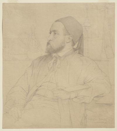 Porträt von Constant Moyaux, Architekt, 1865 von Jules Clement Chaplain