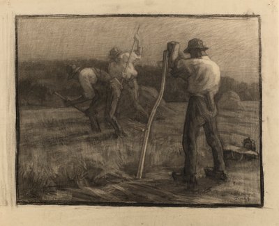 Ernteszene von Jules Emile Zingg
