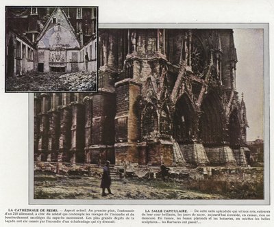 Die Kathedrale von Reims, der Kapitelsaal von Jules Gervais Courtellemont