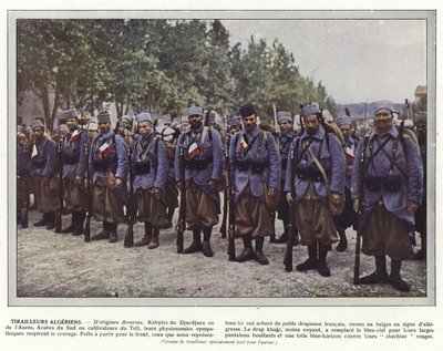 Algerische Scharfschützen von Jules Gervais Courtellemont