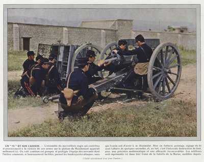 Ein 75 und sein Kasten von Jules Gervais Courtellemont