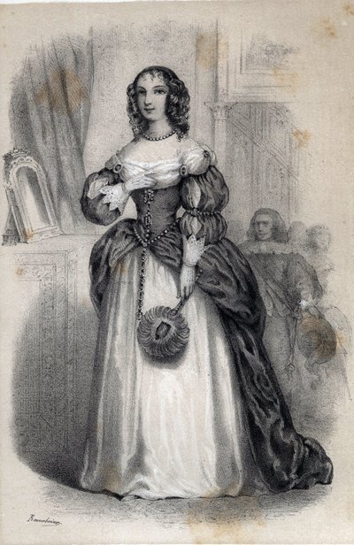 Porträt von Anne Marie de Gonzague de Cleves, Prinzessin Palatine von Jules and Raunheim Hermann David