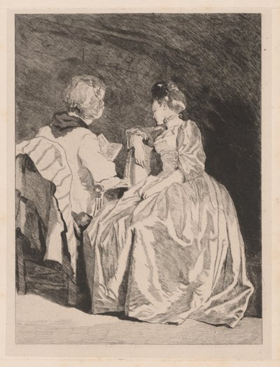 Die Lesung von Jules de Goncourt, after Jean Honoré Fragonard
