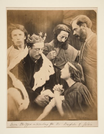 Königin Philippa bittet für die Bürger von Calais von Julia Margaret Cameron
