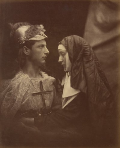 Sir Galahad und die bleiche Nonne, 1874 von Julia Margaret Cameron