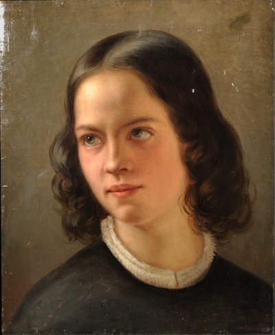 Selbstporträt von Julie Wilhelmine Hagen-Schwarz