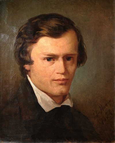 Porträt des Künstlers H. Hartmann von Julie Wilhelmine Hagen-Schwarz