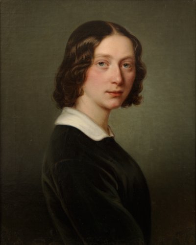 Porträt von M. Keller von Julie Wilhelmine Hagen-Schwarz
