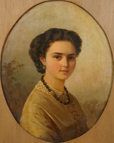 Porträt einer Dame von Julie Wilhelmine Hagen-Schwarz
