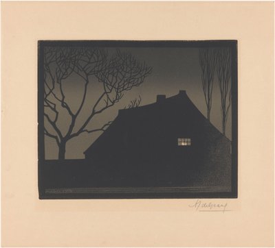 Winterabend von Julie de Graag (signed by artist)