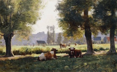 Wiese in Arques-la-Bataille, Normandie von Julien Dupre
