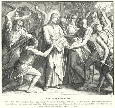 Christus wird verraten von Julius (after) Schnorr von Carolsfeld
