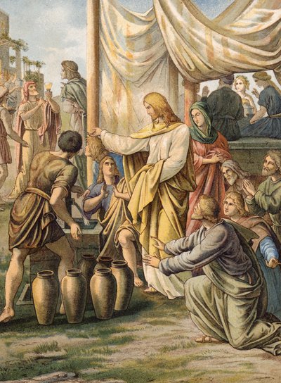 Die Hochzeit zu Kana von Julius (after) Schnorr von Carolsfeld