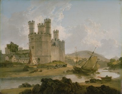 Caernarvon Castle von Julius Caesar Ibbetson