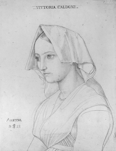 Bildnis der Vittoria Caldoni von Julius Schnorr von Carolsfeld