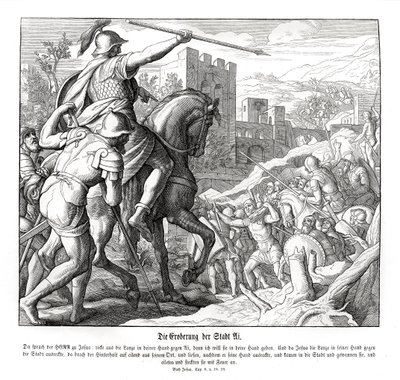 Josua erobert die Stadt Ai, Josua von Julius Schnorr von Carolsfeld