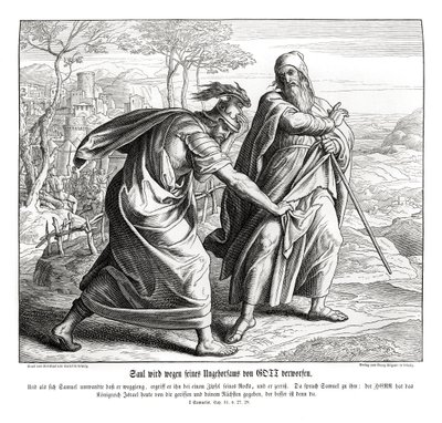 Saul verliert das Königreich Israel von Julius Schnorr von Carolsfeld