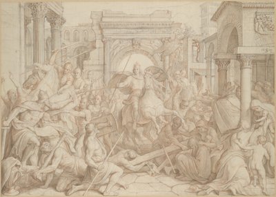 Der Einzug Karls des Großen in Pavia von Julius Schnorr von Carolsfeld