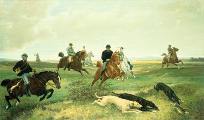 Die Jagd von Julius von Blaas