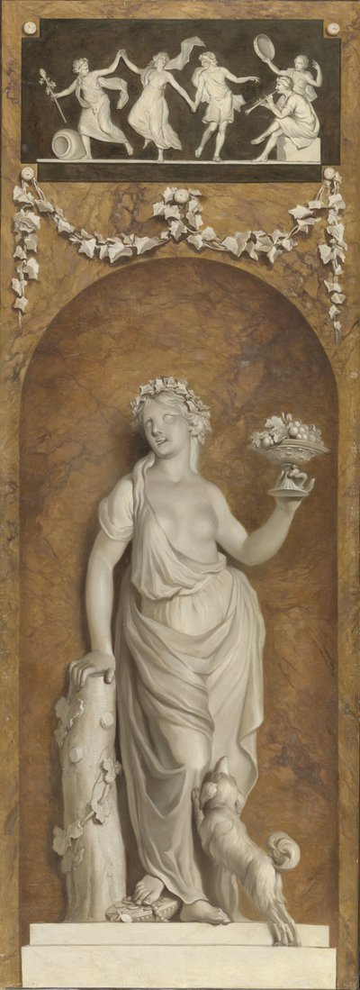 Tapete mit Bacchante von Jurriaan Andriessen