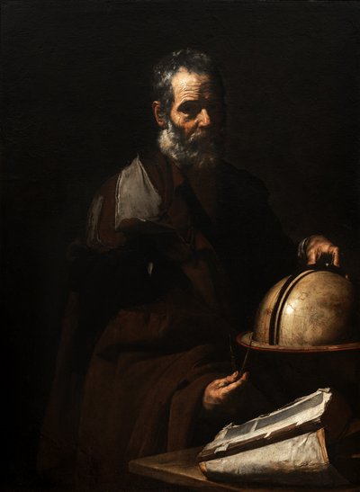 Philosoph mit einem Globus (Anaxagoras?) von Jusepe de Ribera