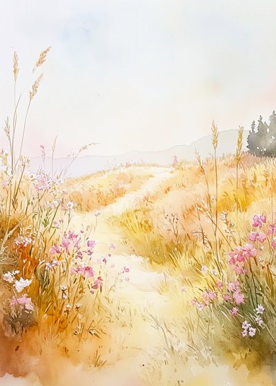 Goldener Wiesenweg von Justyna Jaszke