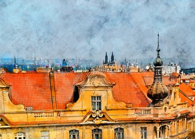 Prager Dachblick von Justyna Jaszke