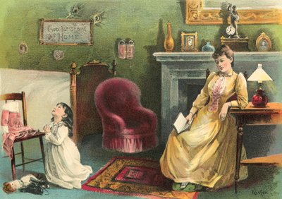 Das Abendgebet des Kindes von Kaefer