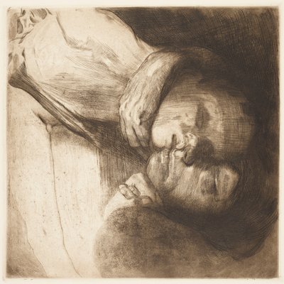 Tod, Frau und Kind von Käthe Kollwitz